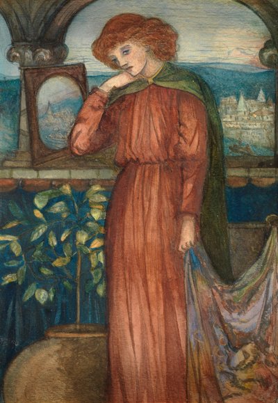 The Lady of Shalott by Dante Gabriel Charles Rossetti